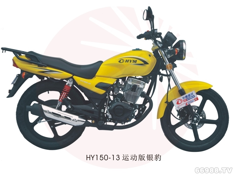 珠峰華鷹HY150-13運(yùn)動版銀豹摩托車